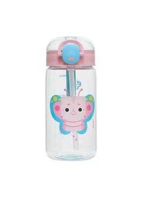 Garrafa com Canudo 460ml Kouii Borboleta Pipa