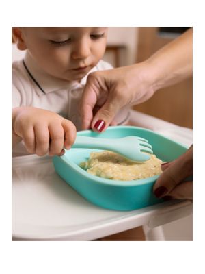 Prato de Silicone com Ventosa Kouii Cachorro Théo