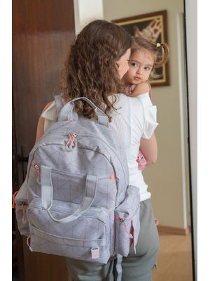 Mochila do Bebê Kouii Todo Dia Cinza